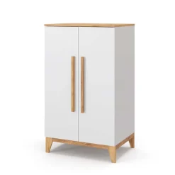 Kinderkleiderschrank Malia Weiß 70 x 120 cm Vitalispa