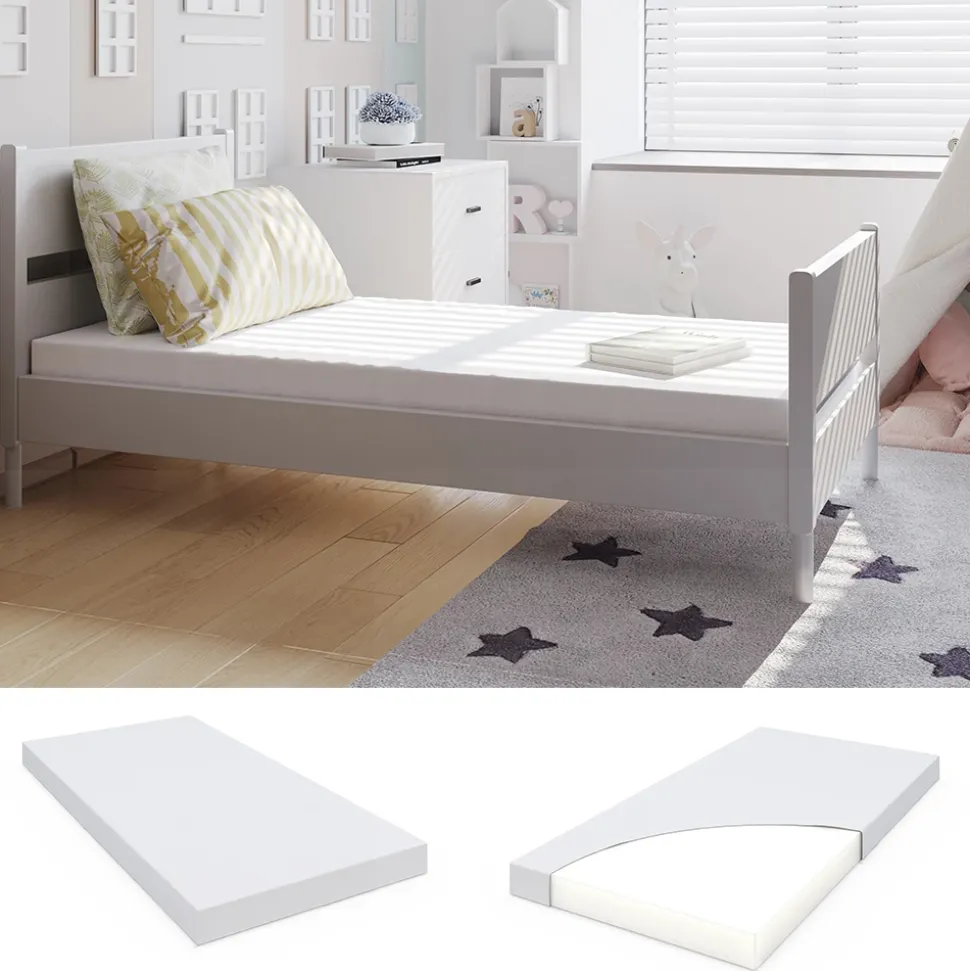 Kindermatratze Weiß 140 x 70 cm Vitalispa