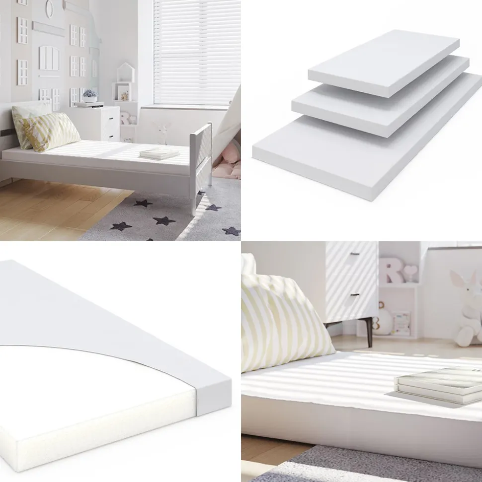 Kindermatratze Weiß 140 x 70 cm Vitalispa