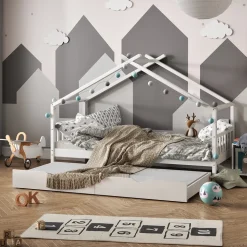 Kindermatratze Weiß 90 x 190 cm H2 Härtegrad Vitalispa