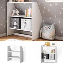 Kinderregal Weiß 90 x 100 cm Vicco