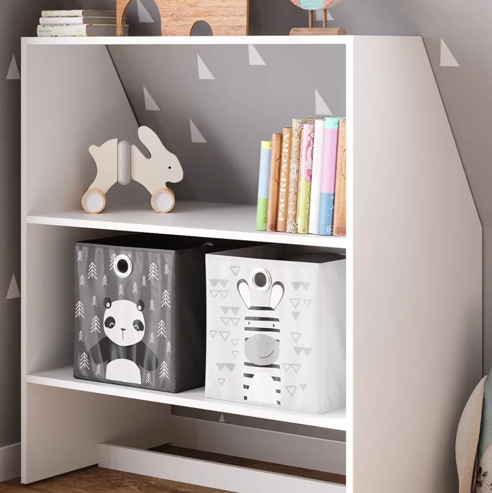 Kinderregal Weiß 90 x 100 cm Vicco