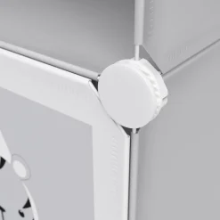 Kinderregal Andy Grau 74.5 x 110 cm 6 Fächer (Panda) Vicco