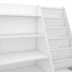 Kinderregal Conny Weiß 90 x 80.5 cm mit großen Ablagen Vicco