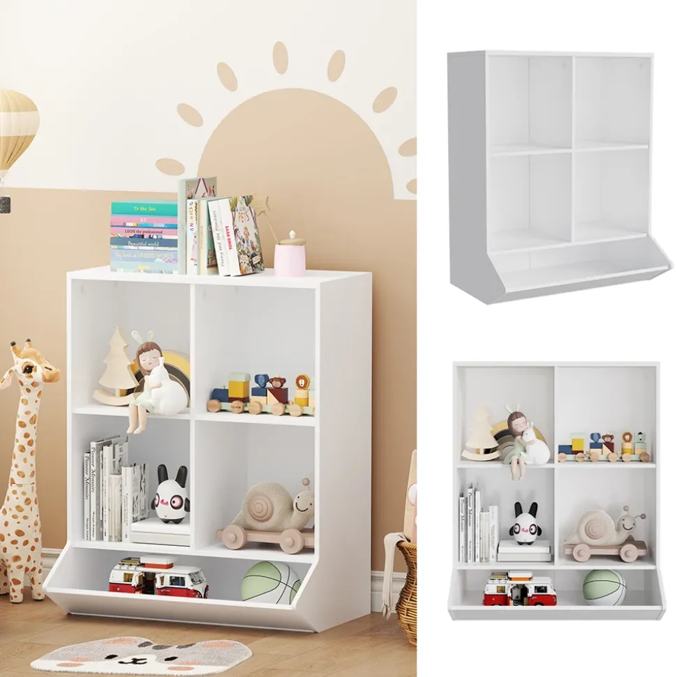 Kinderregal Conny Weiß 65.5 x 82.5 cm Vicco