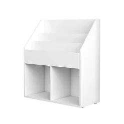 Kinderregal Conny Weiß 72 x 79 cm mit großen Ablagen Vicco