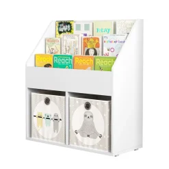 Kinderregal Conny Weiß 72 x 79 cm mit großen Ablagen Vicco