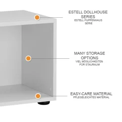 Kinderregal Estell Weiß 36.4 x 38.2 cm 1 Fach Vicco