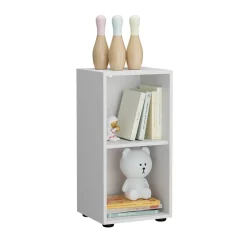 Kinderregal Estell Weiß 36.2 x 72.9 cm 2 Fächer Vicco