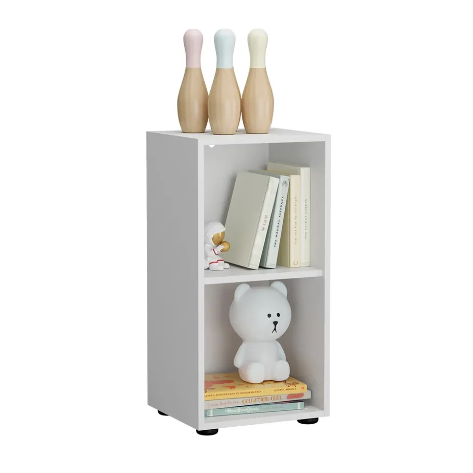 Kinderregal Estell Weiß 36.2 x 72.9 cm 2 Fächer Vicco