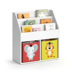 Kinderregal Luigi Weiß 72 x 79 cm Ohne Faltboxen Vicco