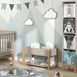 Kinderregal Malia Cashmere/Eiche 80 x 46 cm Vitalispa