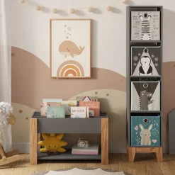 Kinderregal Malia Grau/Artisan 80 x 46 cm Vitalispa