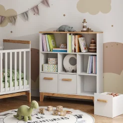 Kinderregal Malia Weiß/Artisan 98.4 x 113.4 cm Vitalispa