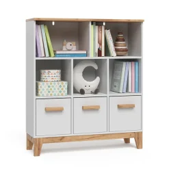 Kinderregal Malia Weiß/Artisan 98.4 x 113.4 cm Vitalispa