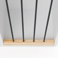 Kinderregal Marvin Weiß 72 x 143 cm Vicco