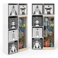 Kinderregal Marvin Weiß 72 x 143 cm Vicco