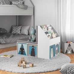 Kinderregal Onix Weiß 97.1 x 78.4 cm Vicco