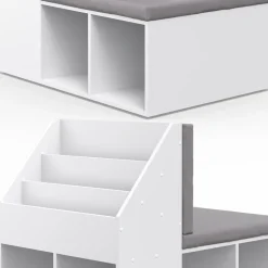 Kinderregal Onix Weiß 97.1 x 78.4 cm Vicco