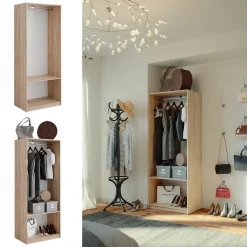 Kleiderschrank Elmo Sonoma 80 x 200 cm Vicco