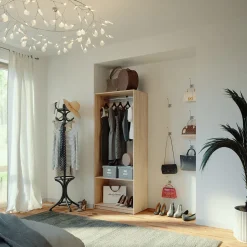 Kleiderschrank Elmo Sonoma 80 x 200 cm Vicco