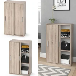 Kleiderschrank Falk Sonoma 68 x 108.5 cm Vicco