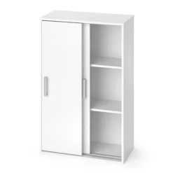 Kleiderschrank Falk Weiß 68 x 108.5 cm Vicco