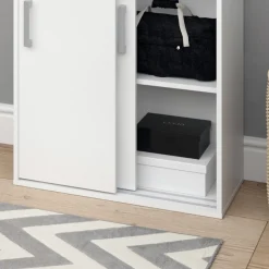 Kleiderschrank Falk Weiß 68 x 108.5 cm Vicco