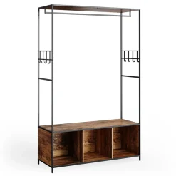 Kleiderschrank Fyrk Eiche rustikal 119.5 x 189 cm Vicco