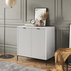 Kommode Eliza Weiß 42 x 81.2 cm mit 2 Türen Vicco