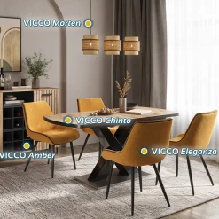 Kommode Amber Braun 38 x 100 cm mit 2 Türen Vicco