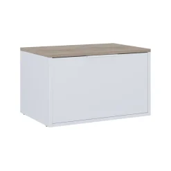 Kommode Betti Weiß/Sonoma 60 x 36 cm mit Türen Vicco