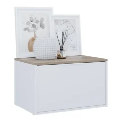 Kommode Betti Weiß/Sonoma 60 x 36 cm mit Türen Vicco