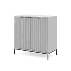 Kommode Eliza Grau 42 x 81.2 cm mit 2 Türen Vicco