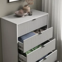 Kommode Eliza Grau 76 x 120 cm Vicco