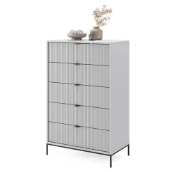 Kommode Eliza Grau 76 x 120 cm Vicco