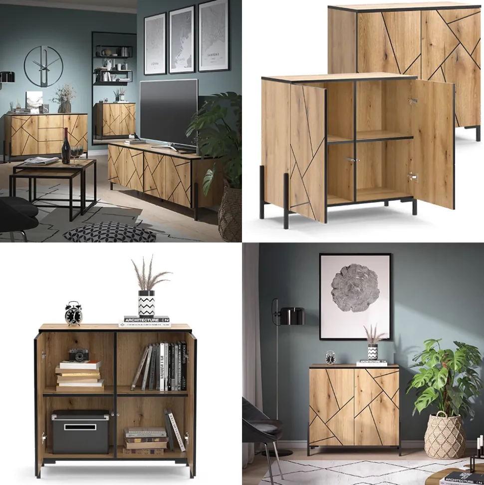 Kommode Hatto Eiche 84 x 80.1 cm Vicco