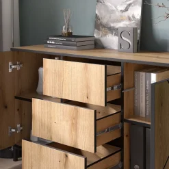 Kommode Hatto Eiche 124 x 69.6 cm Vicco