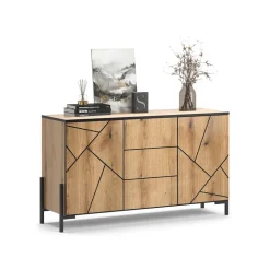 Kommode Hatto Eiche 124 x 69.6 cm Vicco