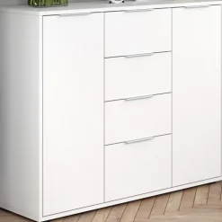 Kommode Leon Weiß 35 x 84 cm Vicco