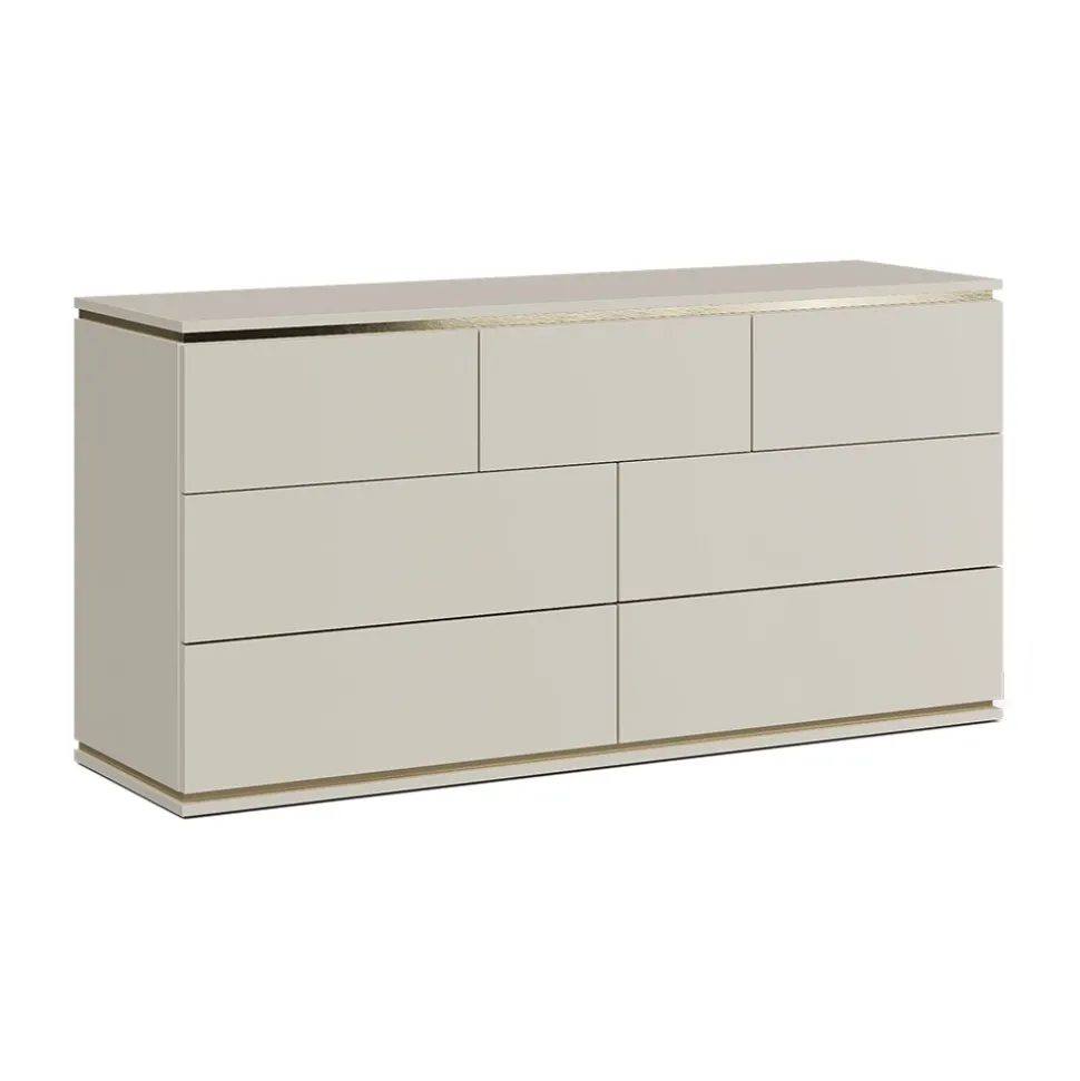 Kommode Linette Cashmere 139.8 x 70 cm mit 7 Schubladen Vicco