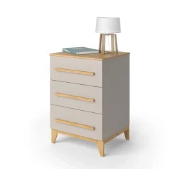 Kommode Malia Cashmere/Eiche 60 x 88 cm Vitalispa