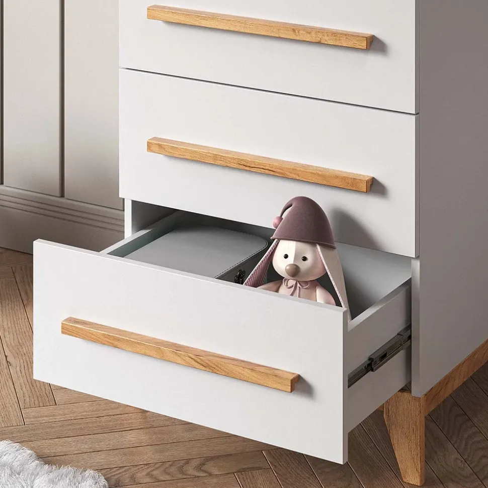 Kommode Malia Weiß 53.4 x 88 cm Vitalispa