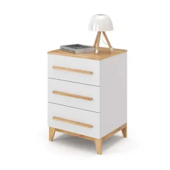 Kommode Malia Weiß 53.4 x 88 cm Vitalispa