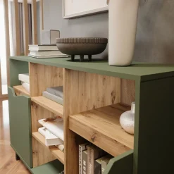 Kommode Marelle Grün/Artisan 120 x 81.3 cm mit 2 Türen Vicco