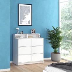 Kommode Naara Weiß 40.3 x 100.6 cm Vicco