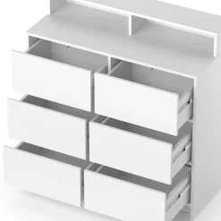 Kommode Naara Weiß 40.3 x 100.6 cm Vicco