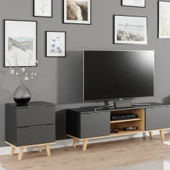 Kommode Nautica Anthrazit 46 x 61 cm Vicco