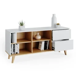 Kommode Nautica Weiß 40 x 61 cm Vicco