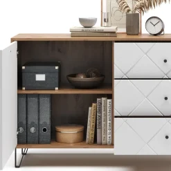 Kommode Nizza Artisan-Eiche 40 x 78 cm Vicco